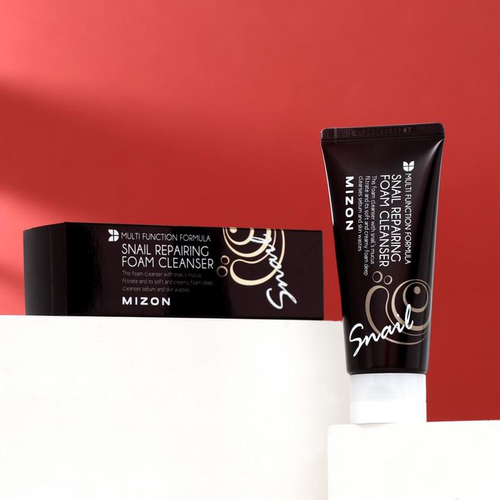 Пенка для умывания MIZON Snail Repairing c муцином улитки, 60 г
Пенка для умывания MIZON Snail Repairing c муцином улитки, 60 г