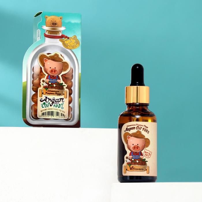 Аргановое масло для лица, тела и волос Elizavecca Farmer Piggy, 30 мл
Аргановое масло для лица, тела и волос Elizavecca Farmer Piggy, 30 мл