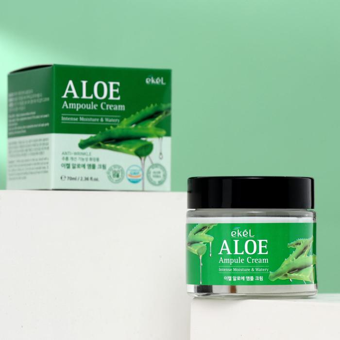 Ампульный крем для лица EKEL с экстрактом алоэ, 70 г
Ампульный крем для лица EKEL с экстрактом алоэ, 70 г