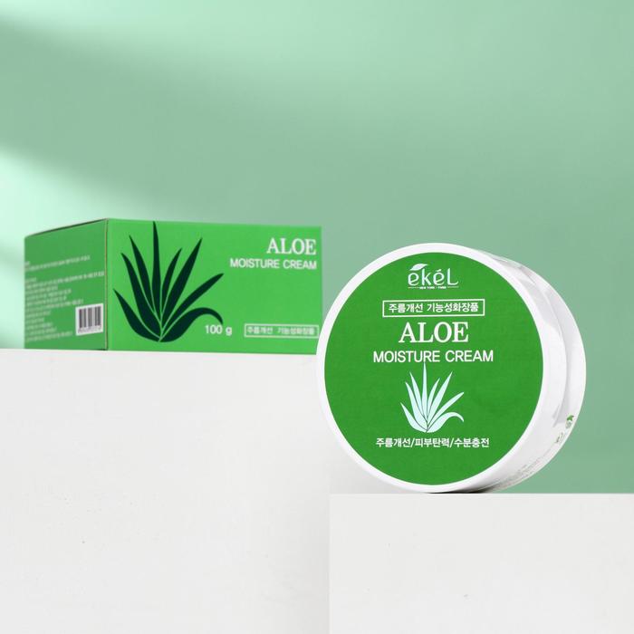 Увлажняющий крем для лица EKEL с экстрактом алоэ, 100 г
Увлажняющий крем для лица EKEL с экстрактом алоэ, 100 г