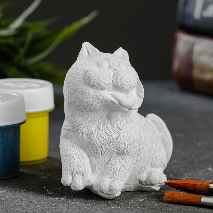 Фигура под роспись "Кот высунул язык" 7х7х6см 
Фигура под роспись "Кот высунул язык" 7х7х6см