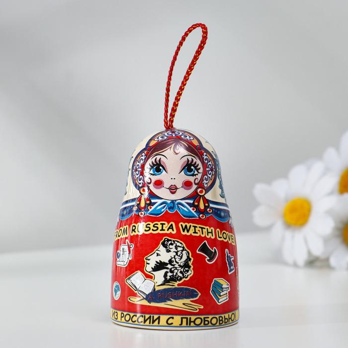 Колокольчик Матрешка большая, из России №1
Колокольчик Матрешка большая, из России №1