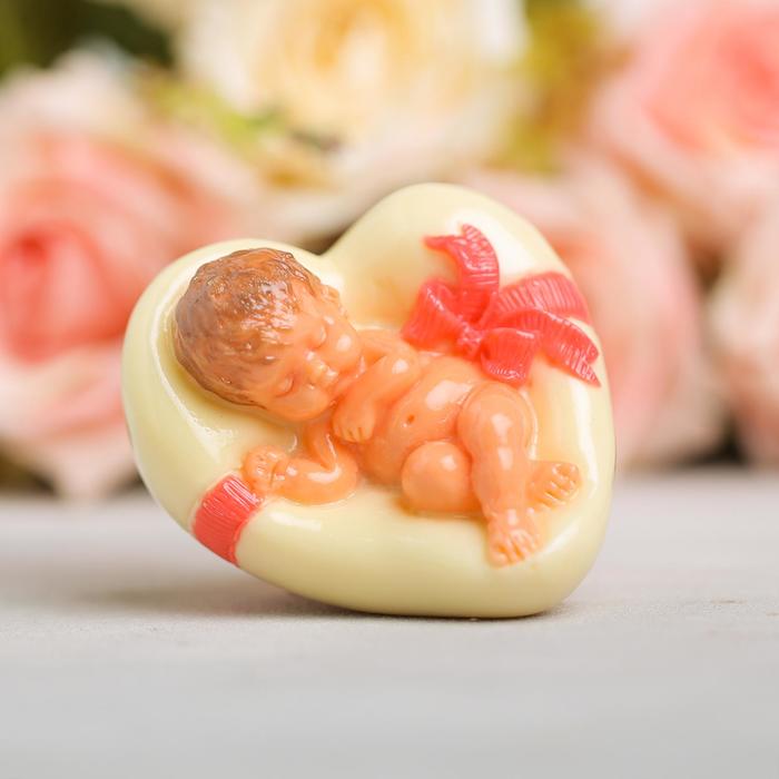 фото Фигурка из кондитерской глазури "ангелочки на подушке" (1005) 130 г урал-шок