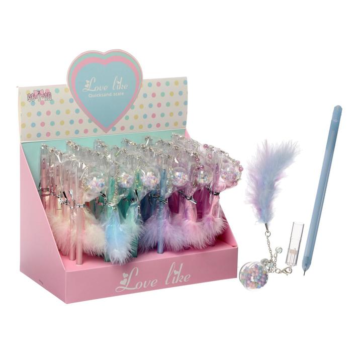 Ручка гелевая-прикол, "Шар с перышками", МИКС
Ручка гелевая-прикол, "Шар с перышками", МИКС