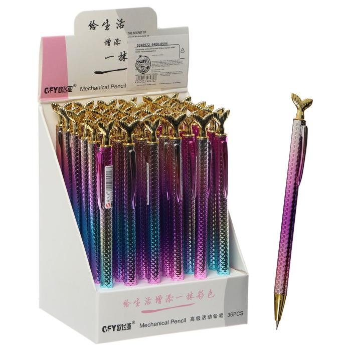 Карандаш механический 0,5мм корпус МИКС Хвост переливающийся (штрихкод на штуке)
Карандаш механический 0,5мм корпус МИКС Хвост переливающийся (штрихкод на штуке)