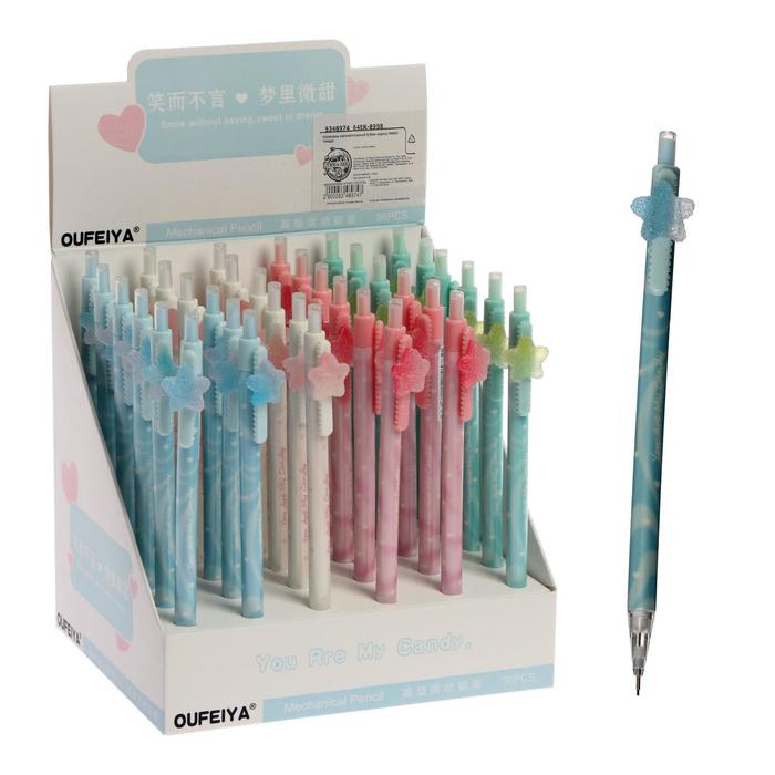 Карандаш механический 0,5 мм, корпус МИКС "Звезда" (штрихкод на штуке)
Карандаш механический 0,5 мм, корпус МИКС "Звезда" (штрихкод на штуке)