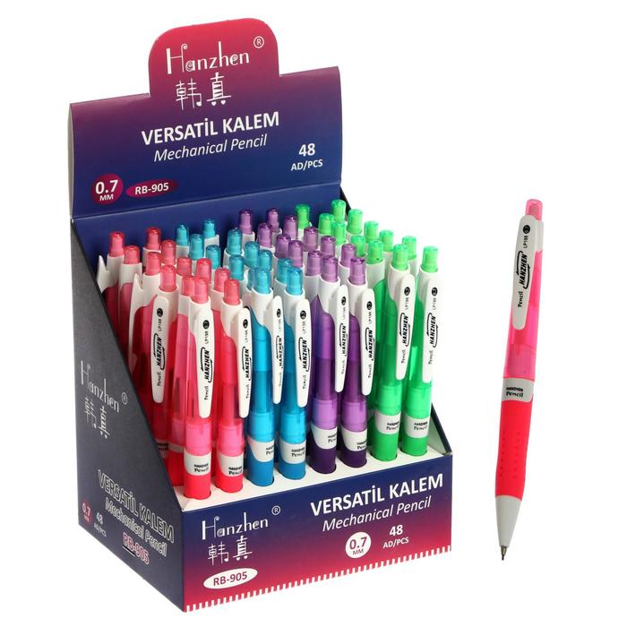 Карандаш механический 0.7 мм, с резиновым держателем, корпус МИКС
Карандаш механический 0.7 мм, с резиновым держателем, корпус МИКС