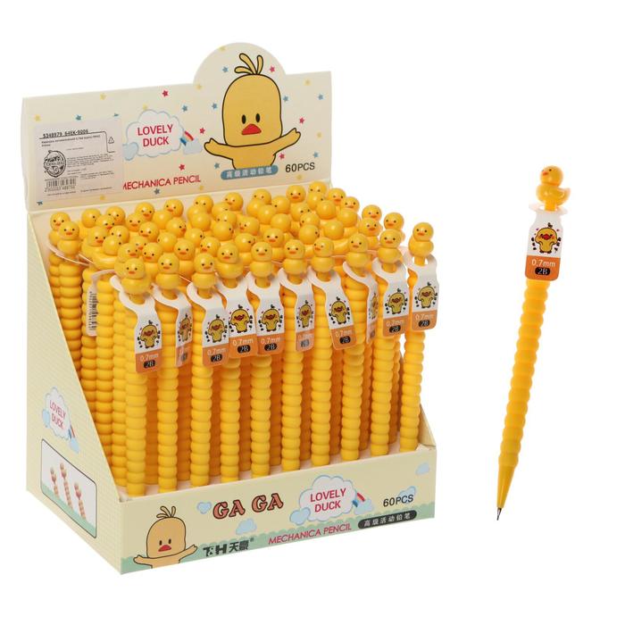 Карандаш механический 0,7мм корпус Уточка (штрихкод на штуке)
Карандаш механический 0,7мм корпус Уточка (штрихкод на штуке)