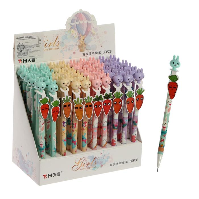 Карандаш механический 0.7 мм, "Зайка", корпус МИКС (штрихкод на штуке)
Карандаш механический 0.7 мм, "Зайка", корпус МИКС (штрихкод на штуке)