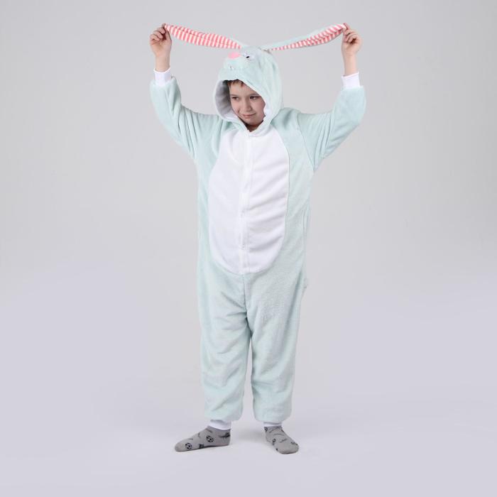 Кигуруми детский Заяц уши в полоску 3D (110 см)
Кигуруми детский Заяц уши в полоску 3D (110 см)