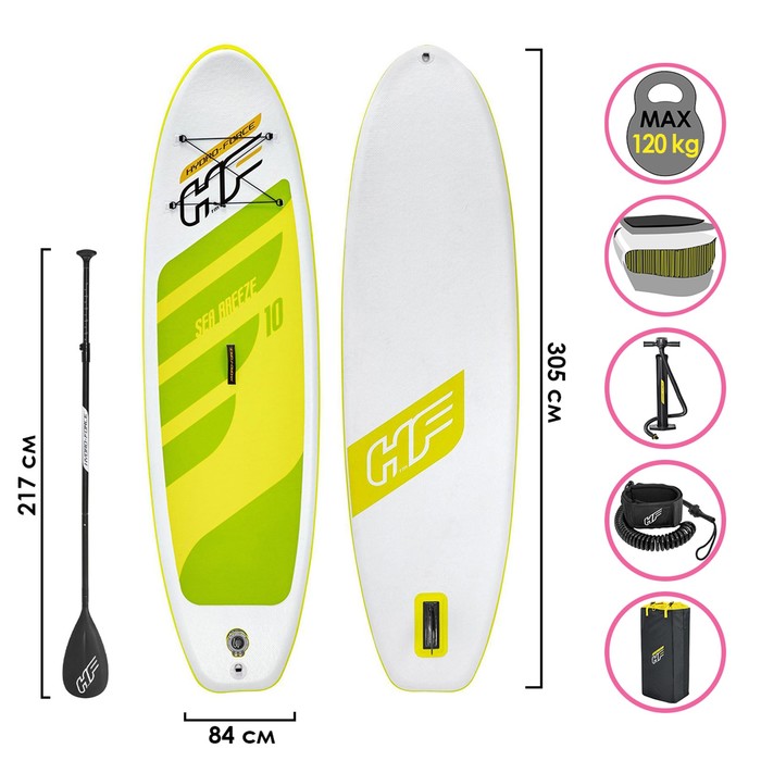 SUP-доска с набором Sea Breeze, 305 х 84 х 12 см, 65340 Bestway
SUP-доска с набором Sea Breeze, 305 х 84 х 12 см, 65340 Bestway