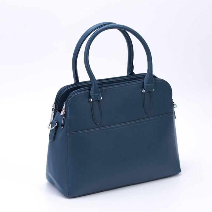 Сумка женская, 3 отдела на молниях, длинный ремень, цвет синий
Сумка женская, 3 отдела на молниях, длинный ремень, цвет синий