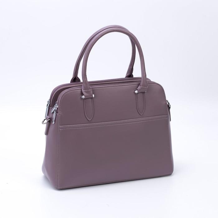 Сумка женская, 3 отдела на молниях, длинный ремень, цвет пудра 
Сумка женская, 3 отдела на молниях, длинный ремень, цвет пудра