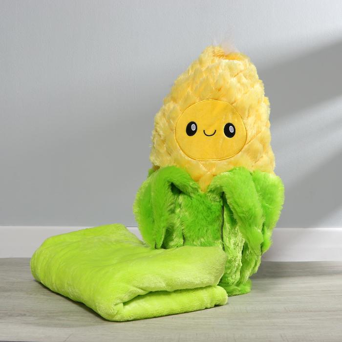 Мягкая игрушка «Кукуруза», с пледом 
Мягкая игрушка «Кукуруза», с пледом