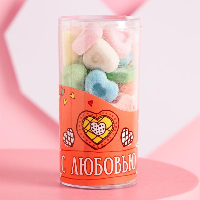 Фигурный сахар в тубе "С любовью - Сердца"
Фигурный сахар в тубе "С любовью - Сердца"