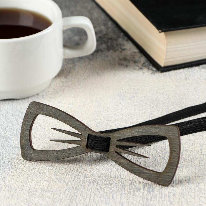 Бабочка деревянная "Шипы", с резинкой 
Бабочка деревянная "Шипы", с резинкой