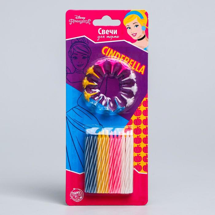 Набор свечей для торта, Принцессы, 24 шт. 
Набор свечей для торта, Принцессы, 24 шт.