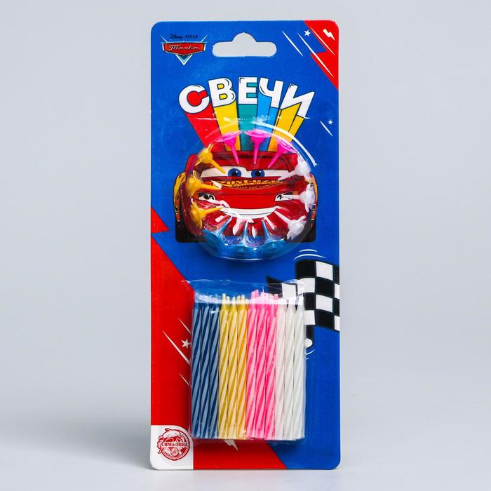 Набор свечей для торта, Тачки, 24 шт.
Набор свечей для торта, Тачки, 24 шт.