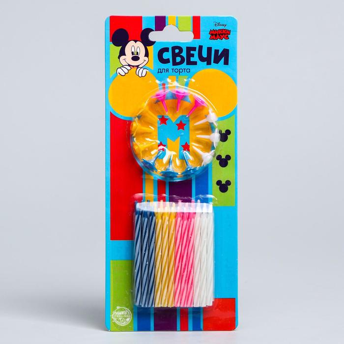 Набор свечей для торта, Микки Маус, 24 шт.
Набор свечей для торта, Микки Маус, 24 шт.