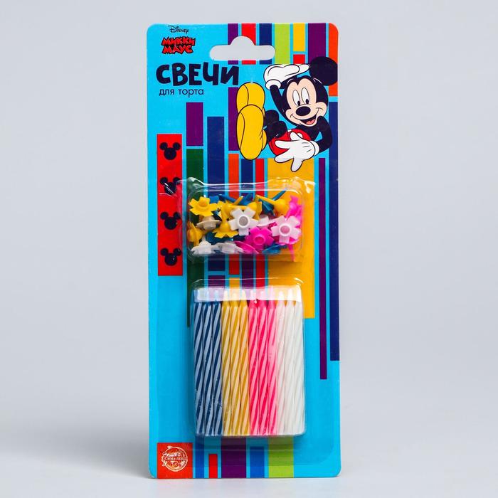 Набор свечей для торта, Микки Маус, 24 шт.
Набор свечей для торта, Микки Маус, 24 шт.