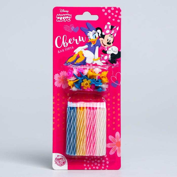 Набор свечей для торта, Минни Маус, 24 шт.
Набор свечей для торта, Минни Маус, 24 шт.