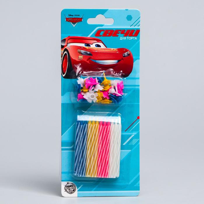 Набор свечей для торта, Тачки, 24 шт.
Набор свечей для торта, Тачки, 24 шт.