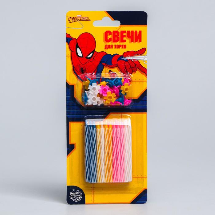 Набор свечей для торта, Человек-Паук
Набор свечей для торта, Человек-Паук