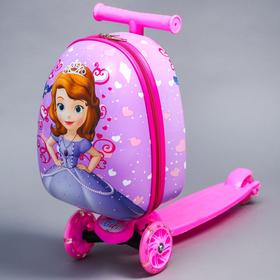 Чемодан детский София Прекрасная, с самокатом, отдел на молнии, 3 колеса, Disney
Чемодан детский София Прекрасная, с самокатом, отдел на молнии, 3 колеса, Disney