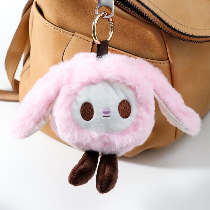 Пушистик на кольце "Зайка ушастый розовый" 12х12х9 см
Пушистик на кольце "Зайка ушастый розовый" 12х12х9 см