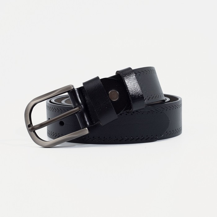 Ремень женский, ширина 3,5 см, винт, пряжка тёмный металл, цвет чёрный
Ремень женский, ширина 3,5 см, винт, пряжка тёмный металл, цвет чёрный