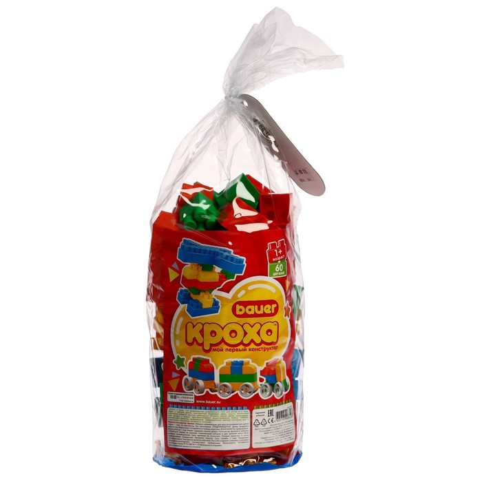 Конструктор «Кроха», 60 элементов
Конструктор «Кроха», 60 элементов