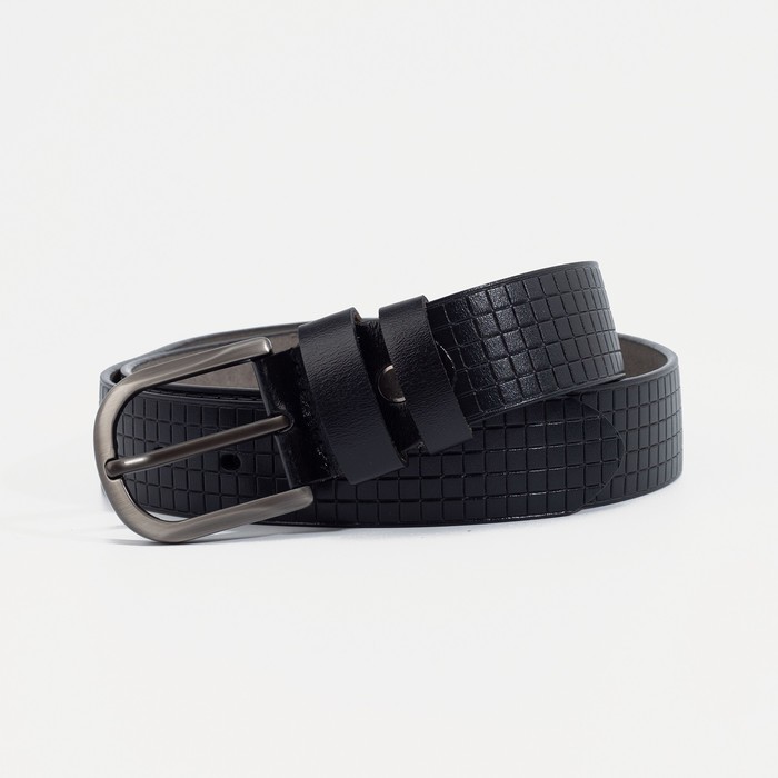 Ремень женский, ширина 3,5 см, винт, пряжка тёмный металл, цвет чёрный
Ремень женский, ширина 3,5 см, винт, пряжка тёмный металл, цвет чёрный