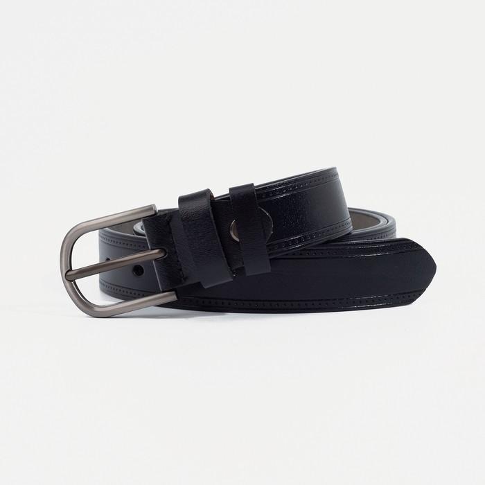 Ремень женский, ширина 3 см, винт, пряжка тёмный металл, цвет чёрный
Ремень женский, ширина 3 см, винт, пряжка тёмный металл, цвет чёрный