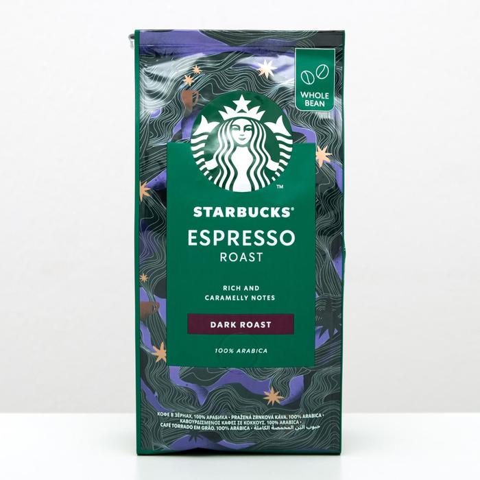 Кофе Starbucks Dark Espresso, зерновой, 200 г
Кофе Starbucks Dark Espresso, зерновой, 200 г