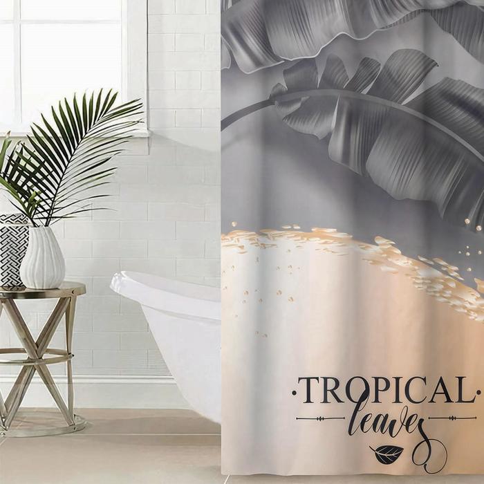 Штора для ванной комнаты Сирень «Чёрное золото», 145×180 см, оксфорд
Штора для ванной комнаты Сирень «Чёрное золото», 145×180 см, оксфорд