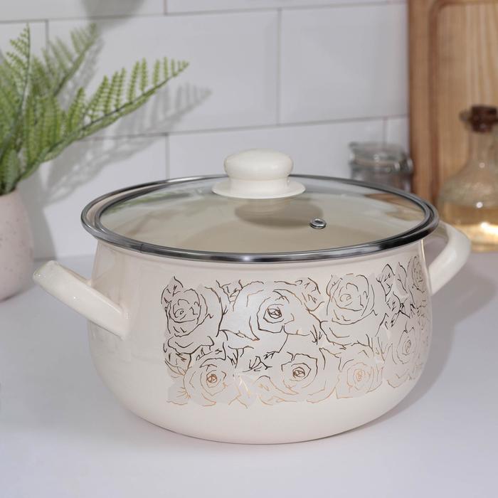 Кастрюля «Бежевая Роза», 4 л, d= 20 см
Кастрюля «Бежевая Роза», 4 л, d= 20 см