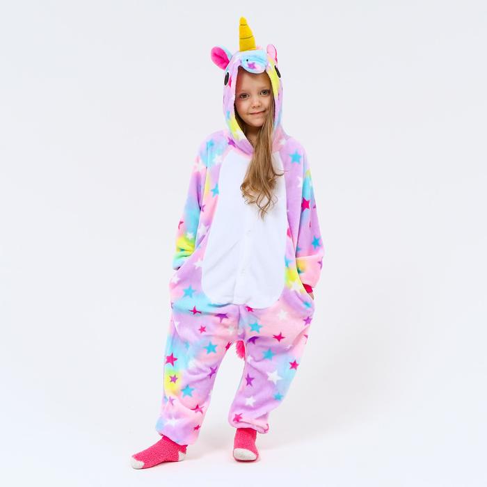 Кигуруми детский Единорог со звездами рост 130 см
Кигуруми детский Единорог со звездами рост 130 см