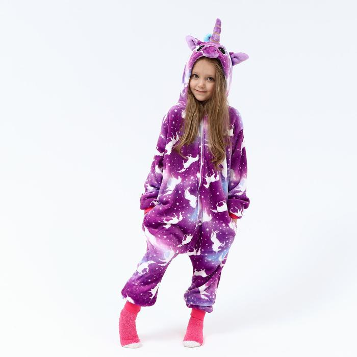 Кигуруми детский Единорог с рисунком единорога фиолетовый,рост110
Кигуруми детский Единорог с рисунком единорога фиолетовый,рост110