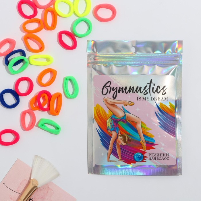 Резинки для волос 20 шт. Gymnastics, голография
Резинки для волос 20 шт. Gymnastics, голография