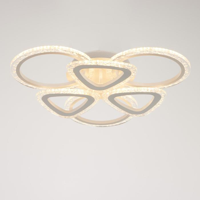 Люстра с ПДУ 10024/6WT LED 120Вт 3000-6000К диммер белый 55х55 см 
Люстра с ПДУ 10024/6WT LED 120Вт 3000-6000К диммер белый 55х55 см