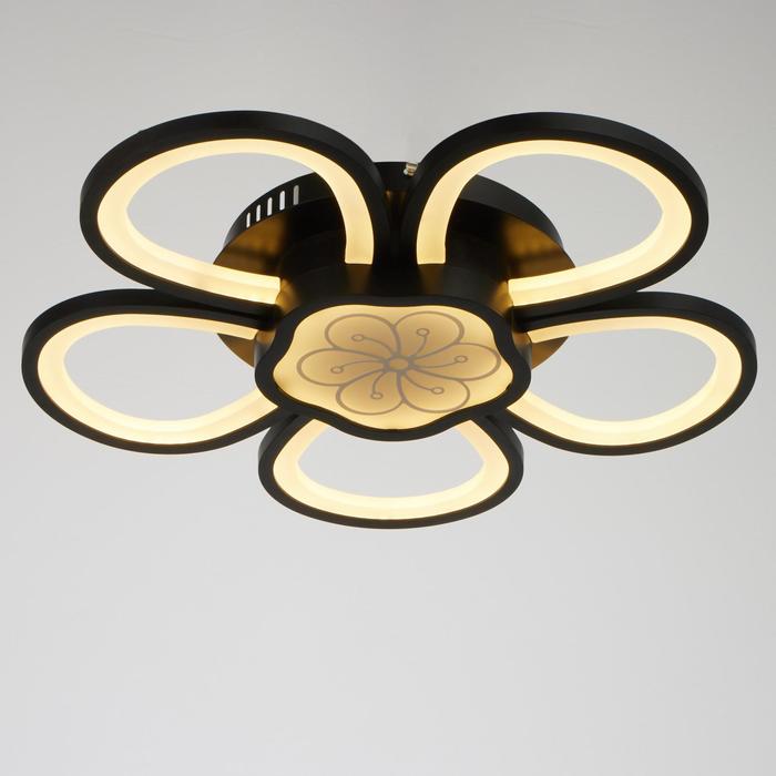 Люстра с ПДУ 10034/6BK LED 124Вт 3000-6000К диммер черный 62х62 см
Люстра с ПДУ 10034/6BK LED 124Вт 3000-6000К диммер черный 62х62 см