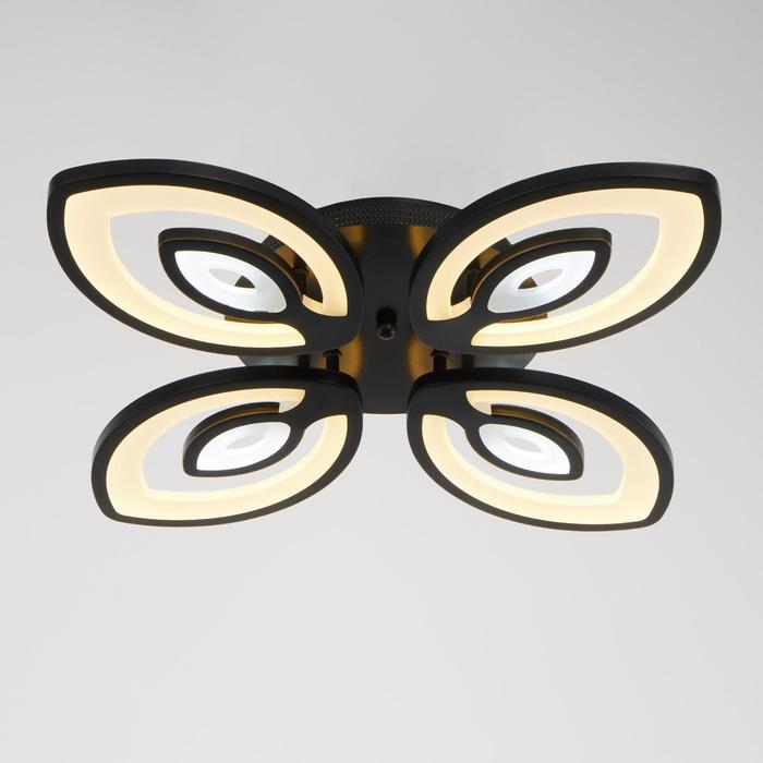 Люстра с ПДУ 10036/4BK LED 128Вт 3000-6000К диммер черный 55х55 см
Люстра с ПДУ 10036/4BK LED 128Вт 3000-6000К диммер черный 55х55 см