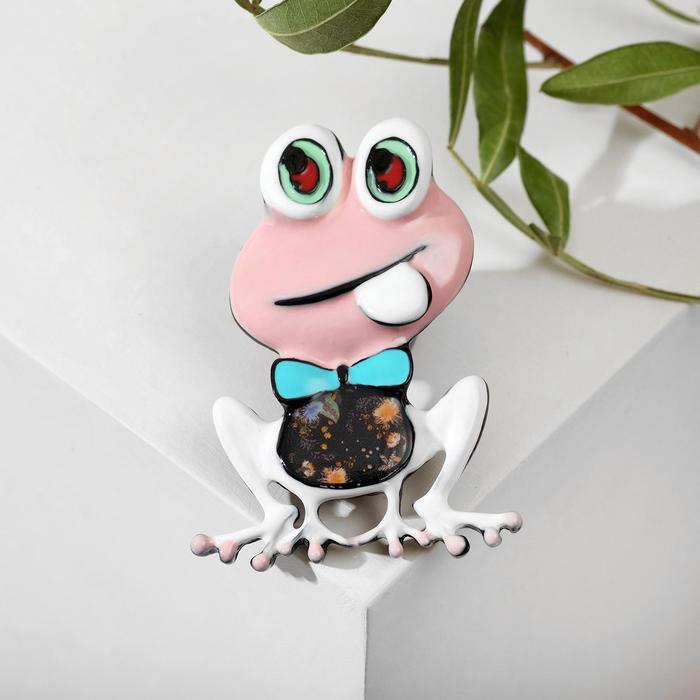 Брошь мультяшная "Лягушка", цветная в чёрном металле
Брошь мультяшная "Лягушка", цветная в чёрном металле