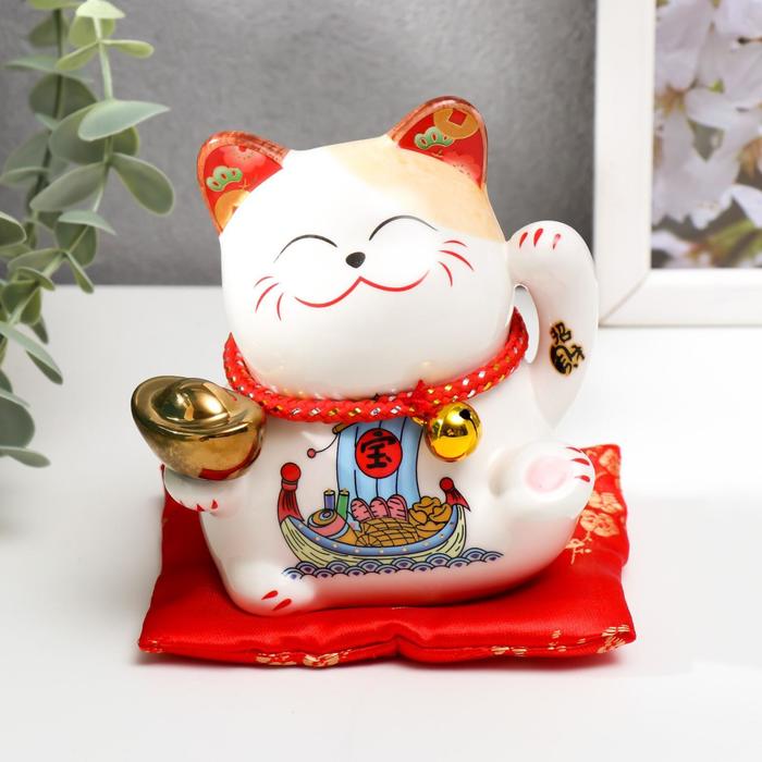 Копилка керамика "Манэки-нэко с кораблём на пузе, со слитком" 10,5х10,5х9 см
Копилка керамика "Манэки-нэко с кораблём на пузе, со слитком" 10,5х10,5х9 см