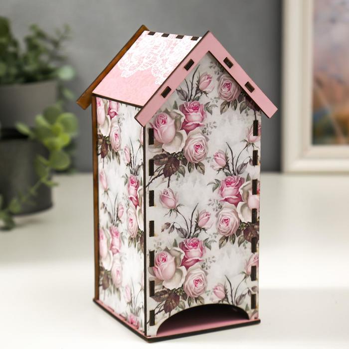 Чайный домик "Розы кружево" 20 см
Чайный домик "Розы кружево" 20 см