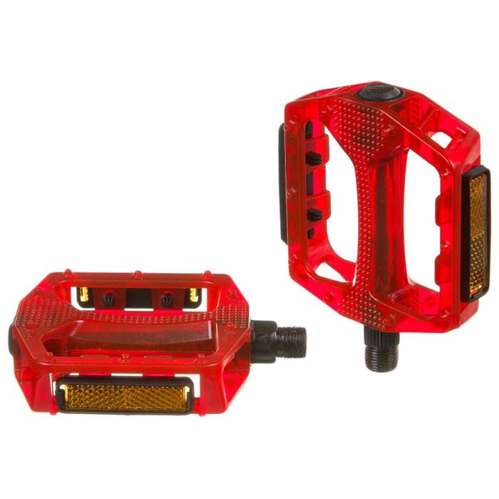 Педали FP-801, ось 9/16", пластиковый прозрачный корпус, цвет красный
Педали FP-801, ось 9/16", пластиковый прозрачный корпус, цвет красный