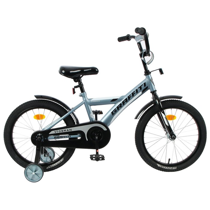 Велосипед 18" Graffiti Storman, цвет серый 
Велосипед 18" Graffiti Storman, цвет серый