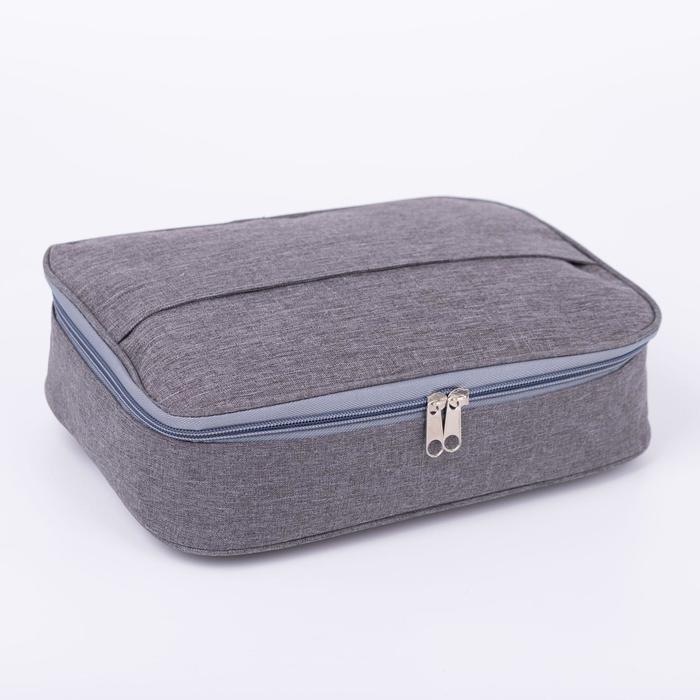 Термосумка, 3,3 л, отдел на молнии, цвет серый
Термосумка, 3,3 л, отдел на молнии, цвет серый