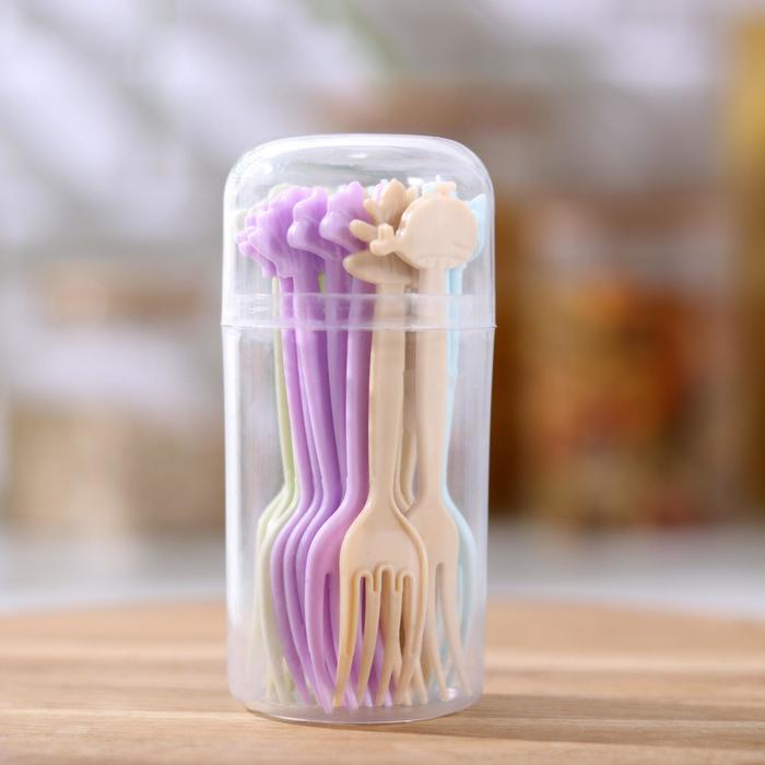 Набор вилок 20 шт, 5×5×10.4 см, цвет МИКС
Набор вилок 20 шт, 5×5×10.4 см, цвет МИКС