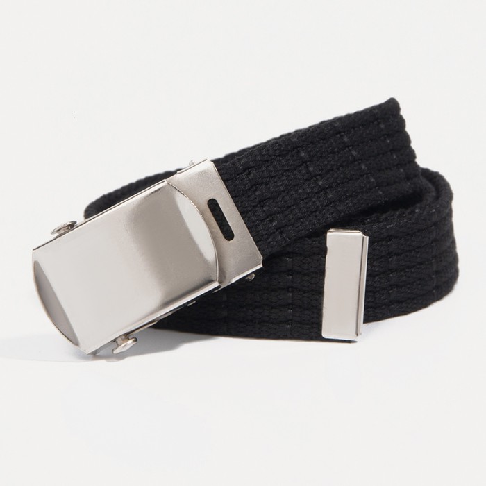 Ремень детский, ширина 2,5 см, пряжка зажим, цвет чёрный
Ремень детский, ширина 2,5 см, пряжка зажим, цвет чёрный